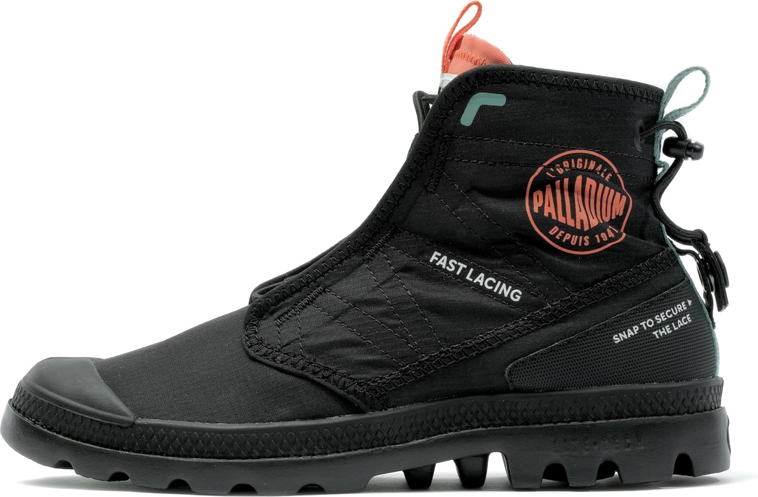 

Мужские ботинки Palladium Pampa Travel Lite RS из нейлона Ripstop, черный