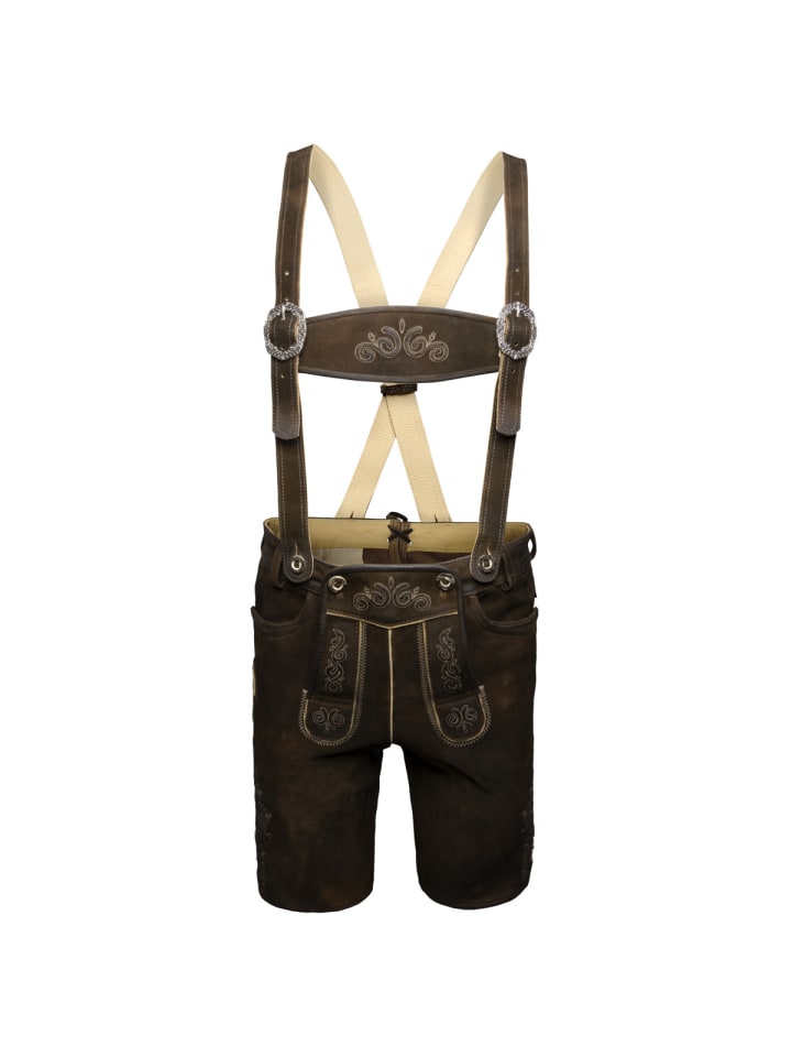 

Кожаные брюки Рафаэль коричневого цвета Maddox Country