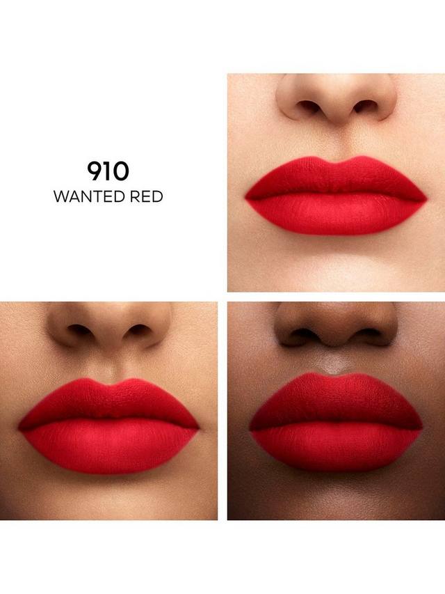 Нежный матовый бальзам для губ Kiss Kiss Guerlain, 910 Wanted Red — фото 3