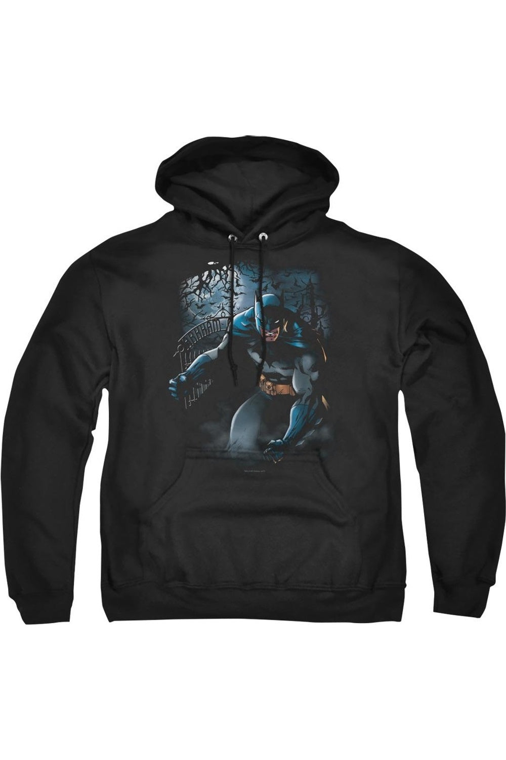 

Толстовка с капюшоном Batman Light Of The Moon для взрослых Gildan, черный