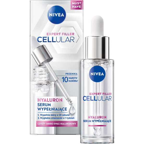 

Гиалуроновая сыворотка для заполнения морщин, 30 мл Nivea Cellular expert filler