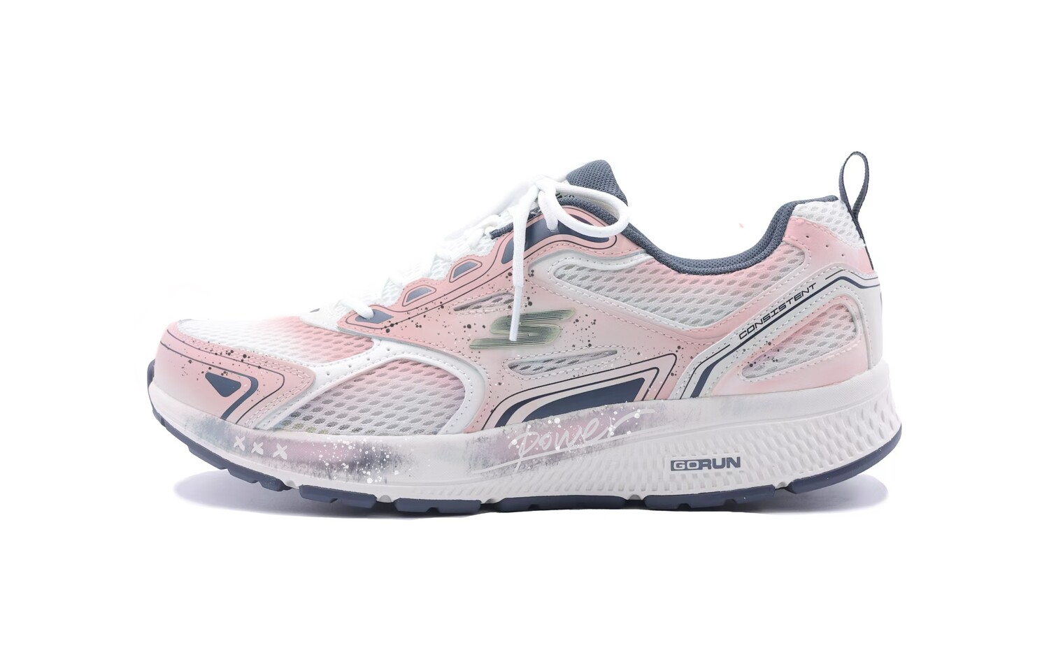 

Кроссовки мужские низкие розовые Skechers