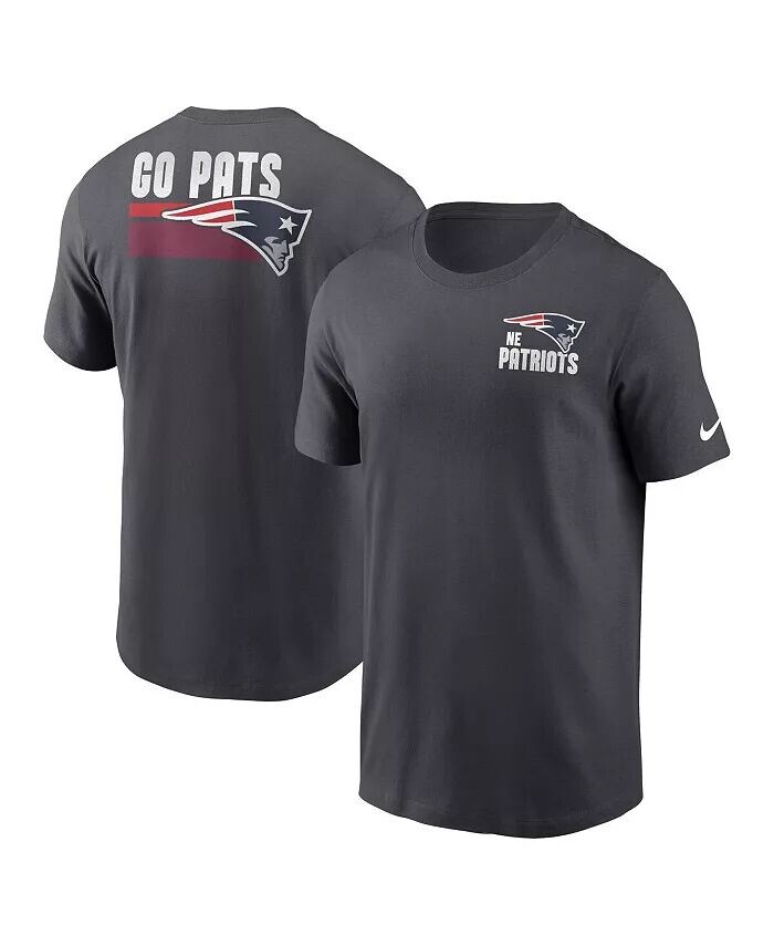 

Мужская футболка New England Patriots Blitz Essential цвета антрацит Nike