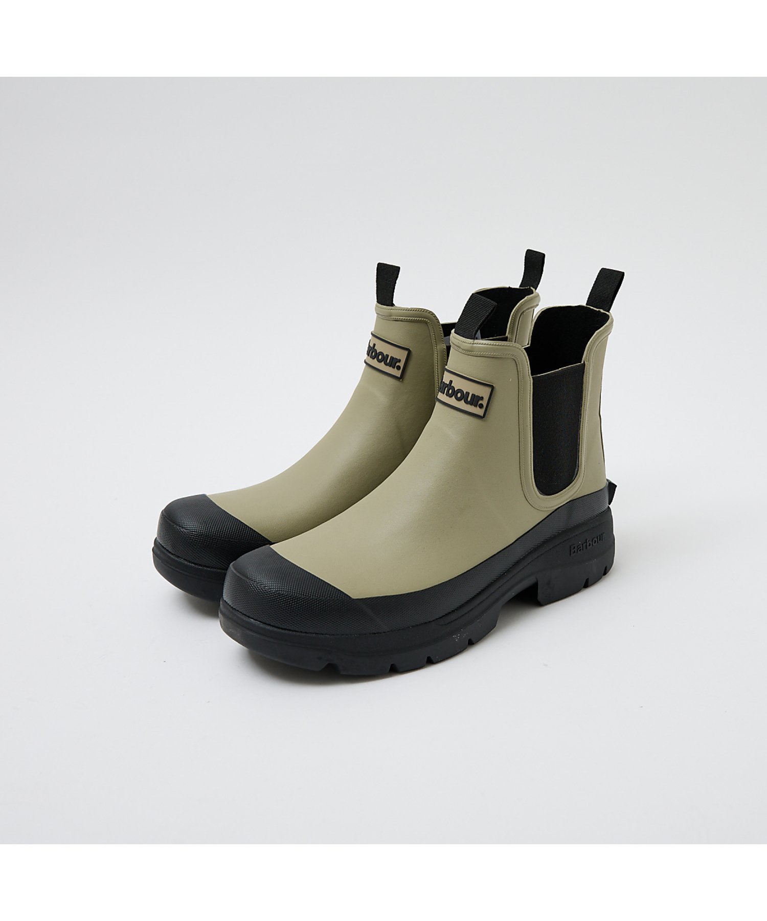 Дождевые сапоги BARBOUR Nimbus Side Gore Short Rain Boots Abahouse Lastword, ivory