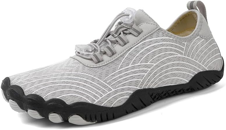 

Дышащие водные кроссовки для мужчин и женщин, широкие носки, для плавания и походов, противоскользящие для пляжа и активного отдыха на природе Generic, серый