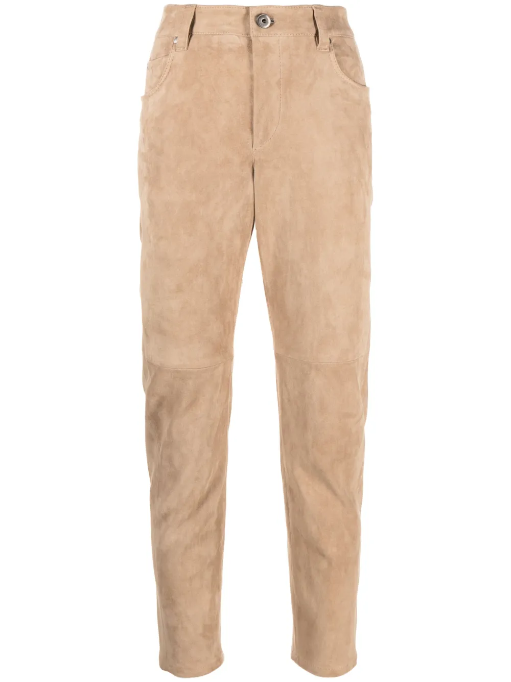 

Укороченные брюки Brunello Cucinelli, коричневый