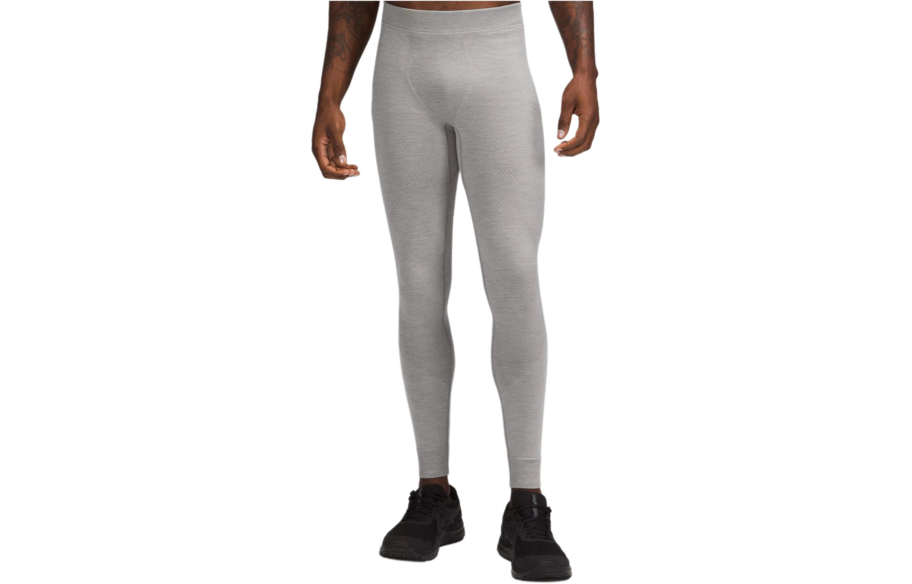 

Keep The Heat Thermal Tight 27' Athletic Trousers Men's Gull Gray Lululemon, серый