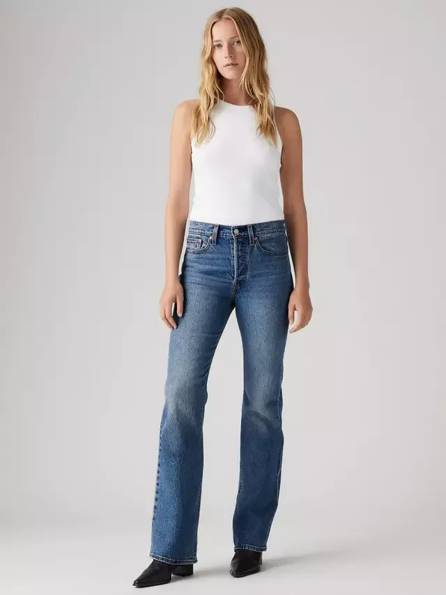 Джинсы-клеш Wedgie Bootcut, смелые и красивые Levi's