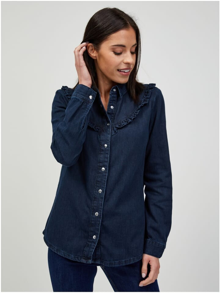 

Рубашка orsay Jeans, темно-синий