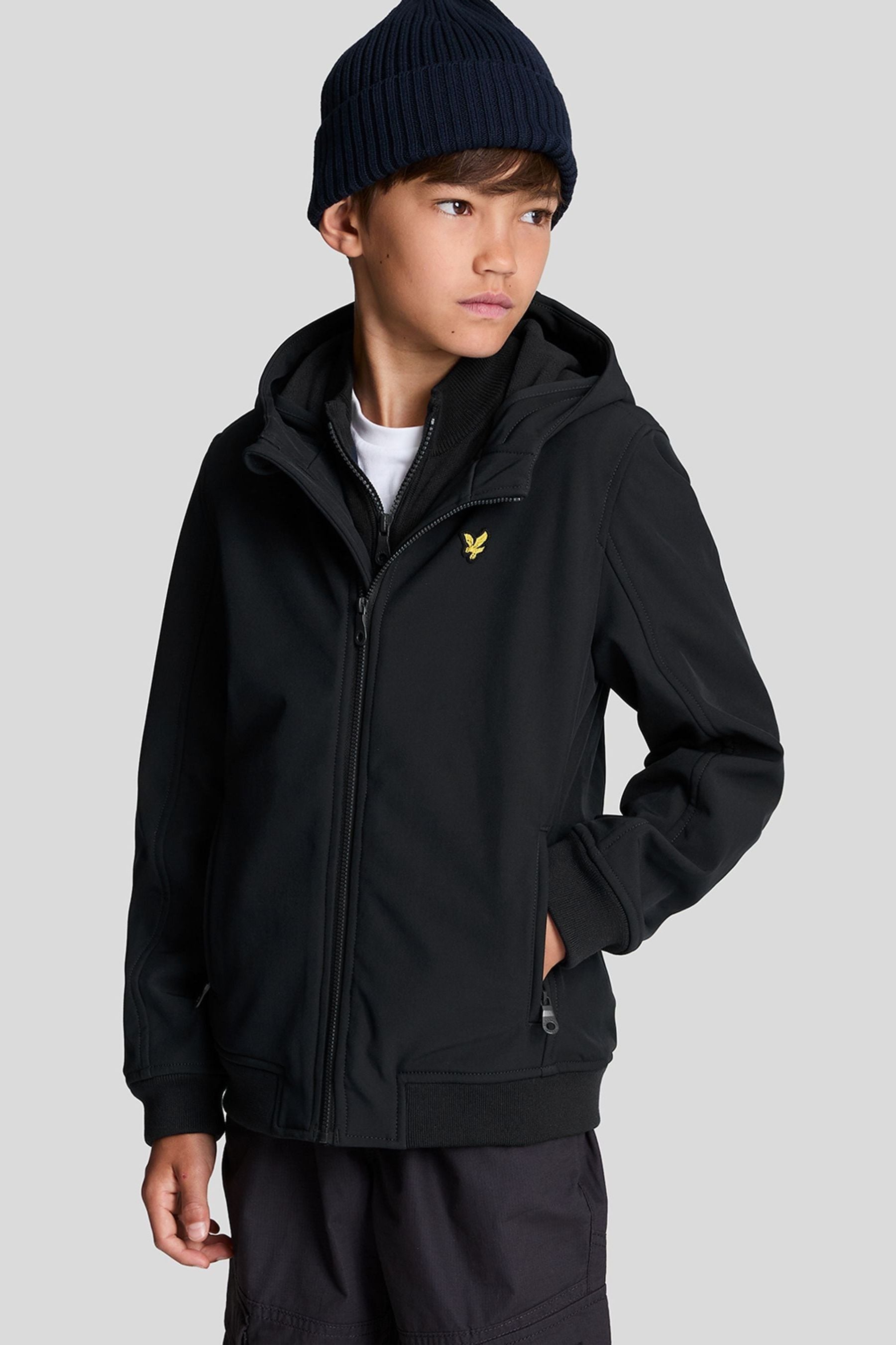 

Куртка для мальчиков Softshell Lyle & Scott, черный