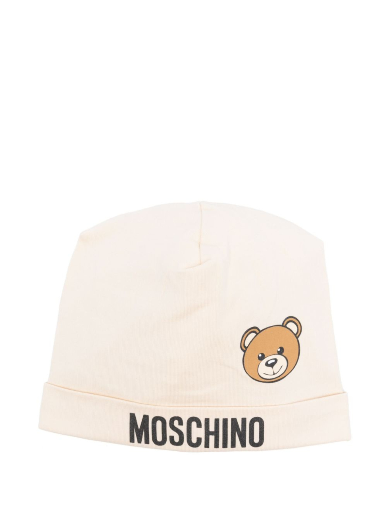 

Шапка-бини Moschino Kids Teddy Bear, нейтральный цвет