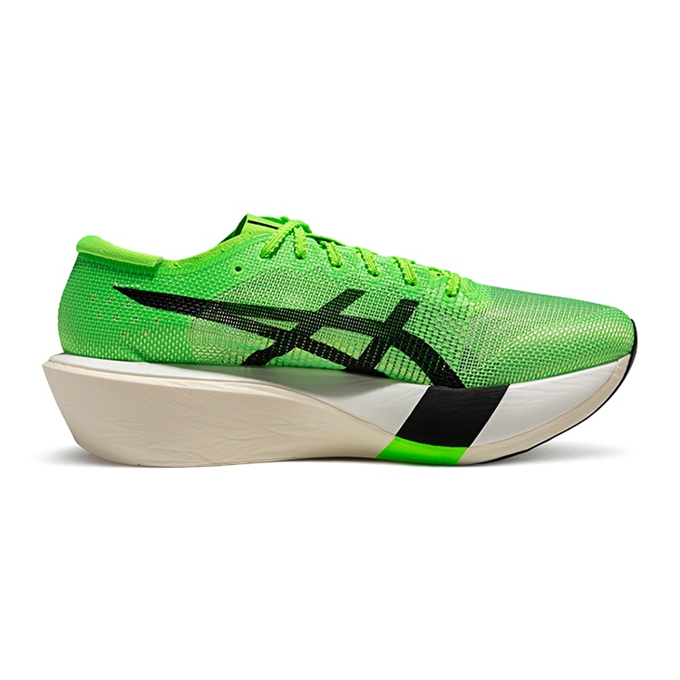 Низкие гоночные кроссовки для бега Unisex ASICS, зеленый/черный — фото 3