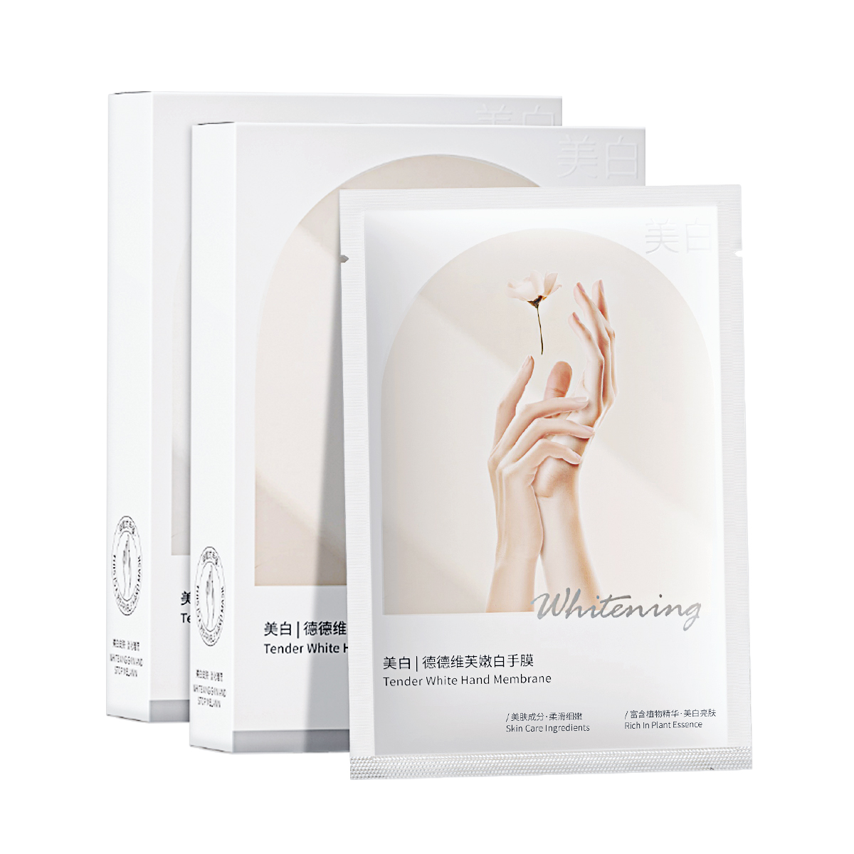 

Нежный крем для рук отшелушивающий омертвевшую кожу против морщин защита от трещин 5 пар/1 коробка Korean grain