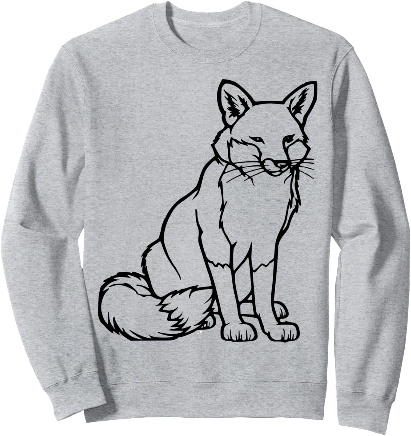 

Толстовка с рисунком лисы Fashion Tees, серый