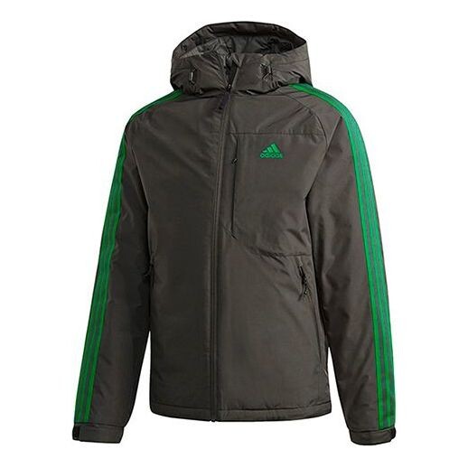 

Пуховик adidas 3st Down Jkt Windproof Stay Warm hooded down Jacket Gray, серый