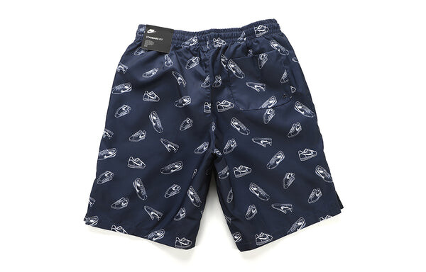 Шорты as sportswear short flow knee snek dark blue Nike, синий — фото 2