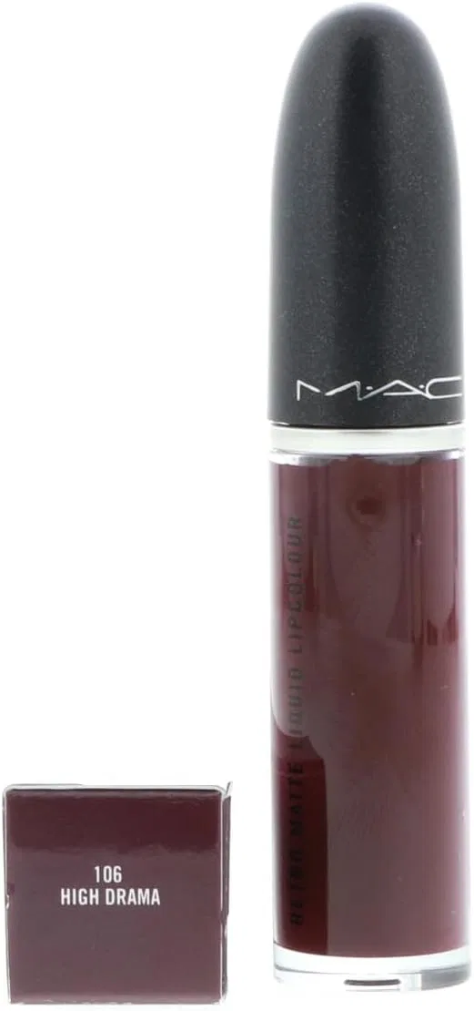 Жидкая помада MAC Retro Matte Liquid Lip Color красный 5 мл — фото 3