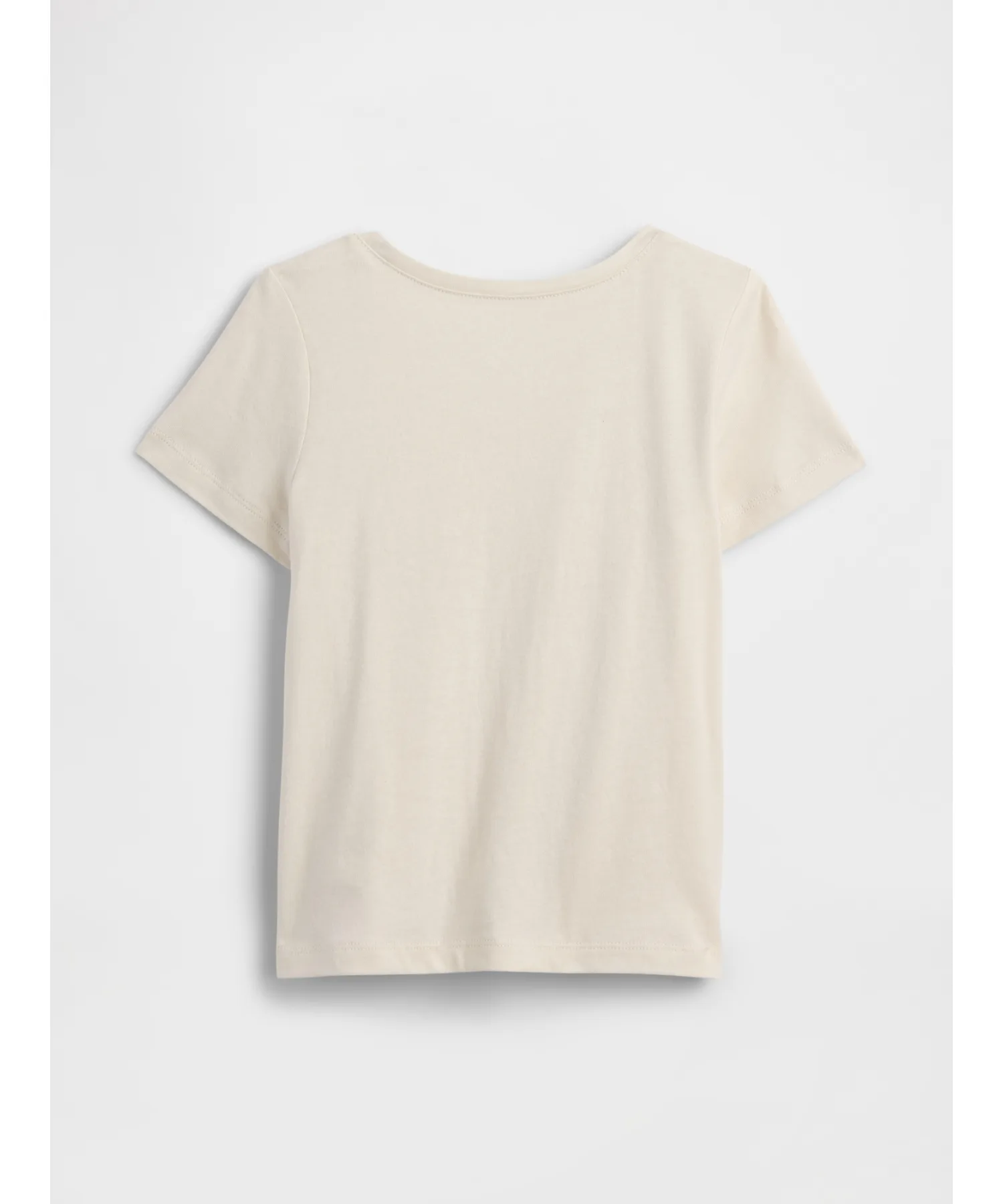 Детская футболка с логотипом GAP из 100% хлопка, розовая — фото 2