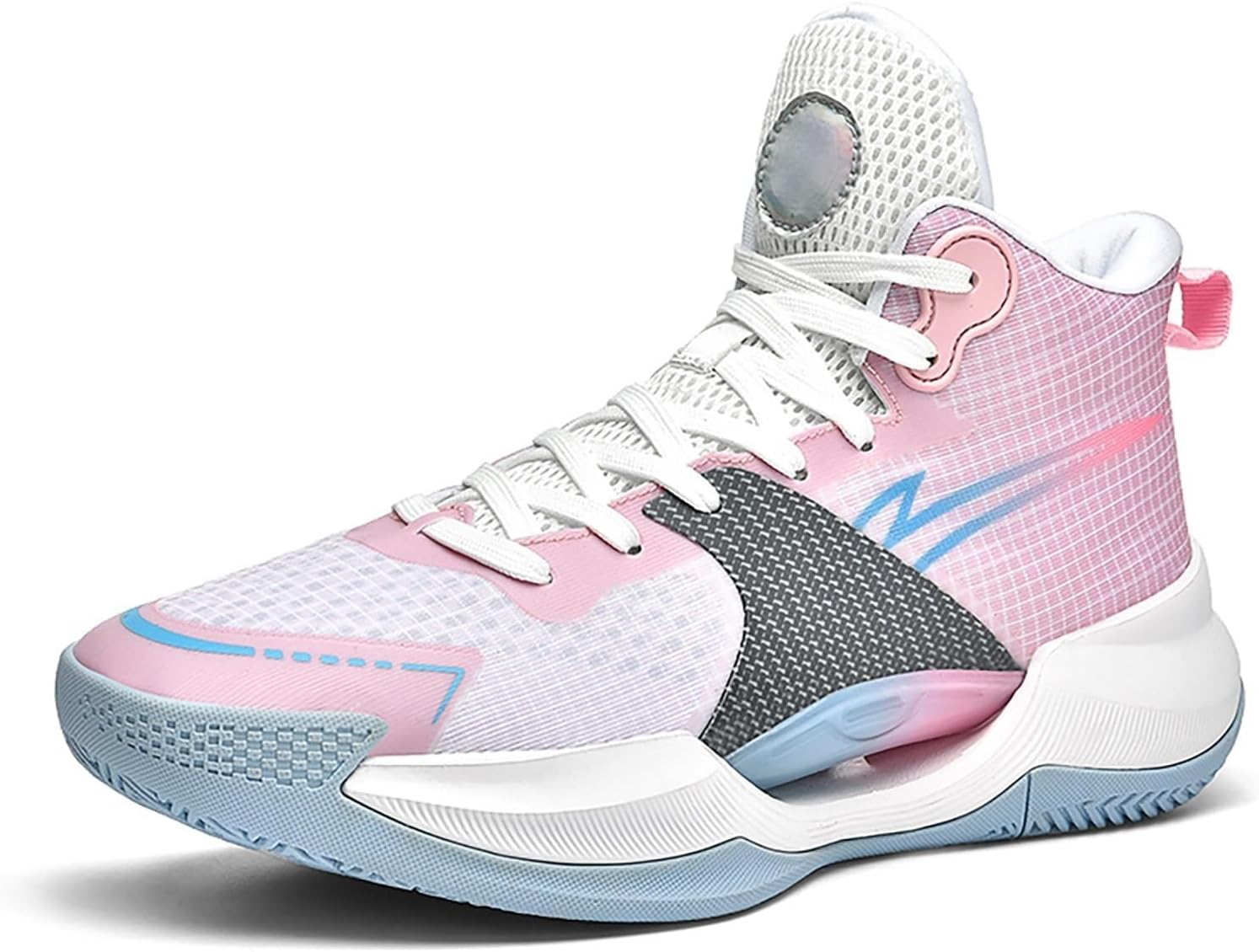 

Унисекс дышащие противоскользящие износостойкие высокие спортивные ботинки для тренировок на открытом воздухе и ходьбы Generic, розовый