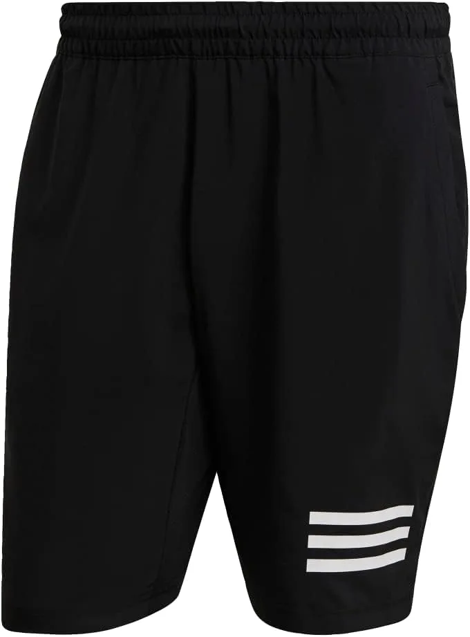 adidas мужские клубные полосатые спортивные шорты casual - grey — фото 2