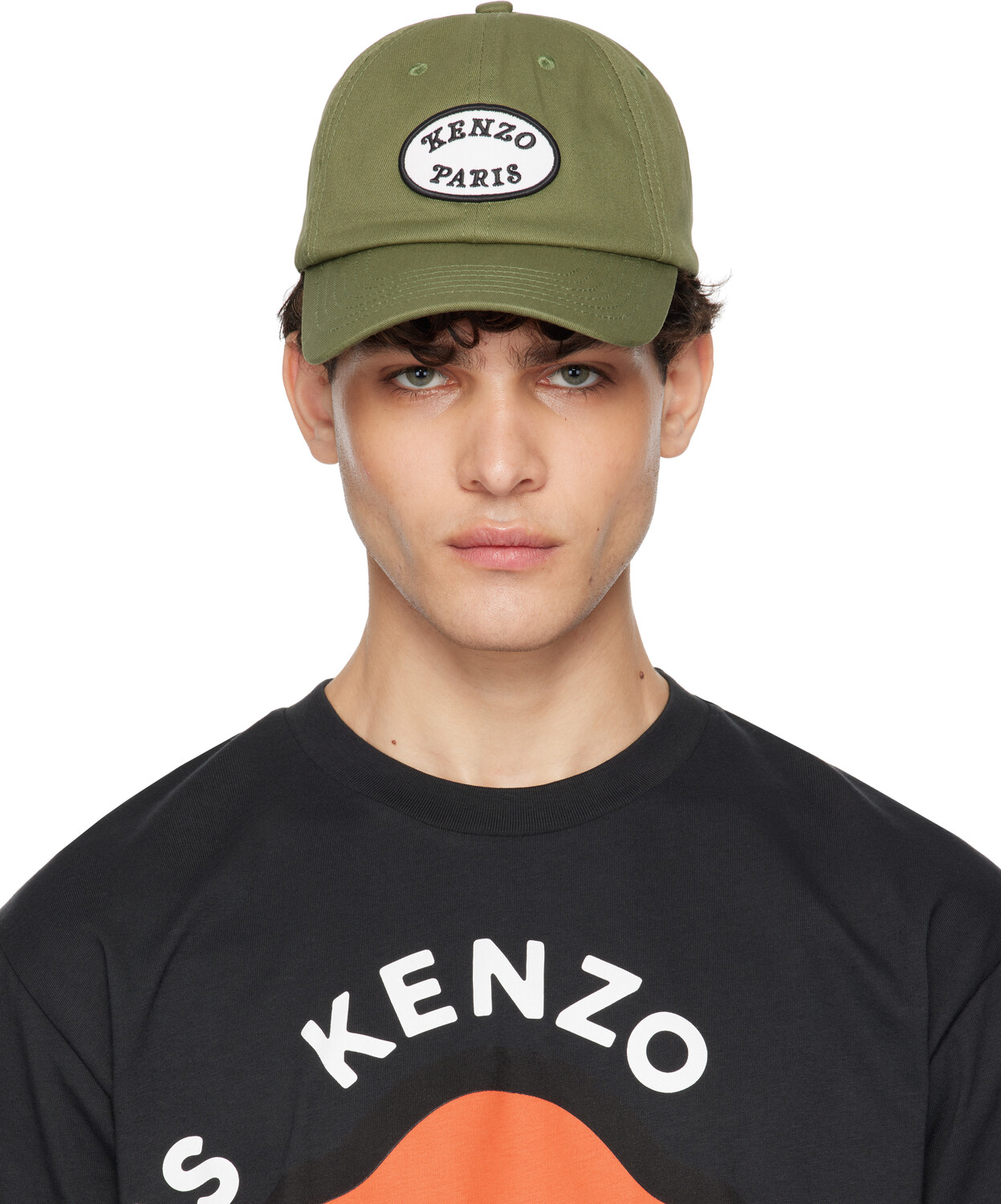 

Вышитая кепка Paris VERDY Edition Kenzo, хаки