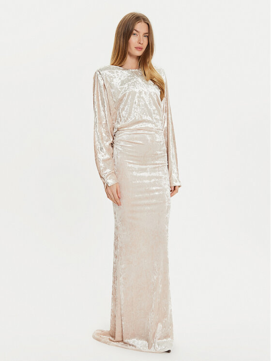 

Вечернее платье облегающего кроя 104497 A29L Pinko, экрю