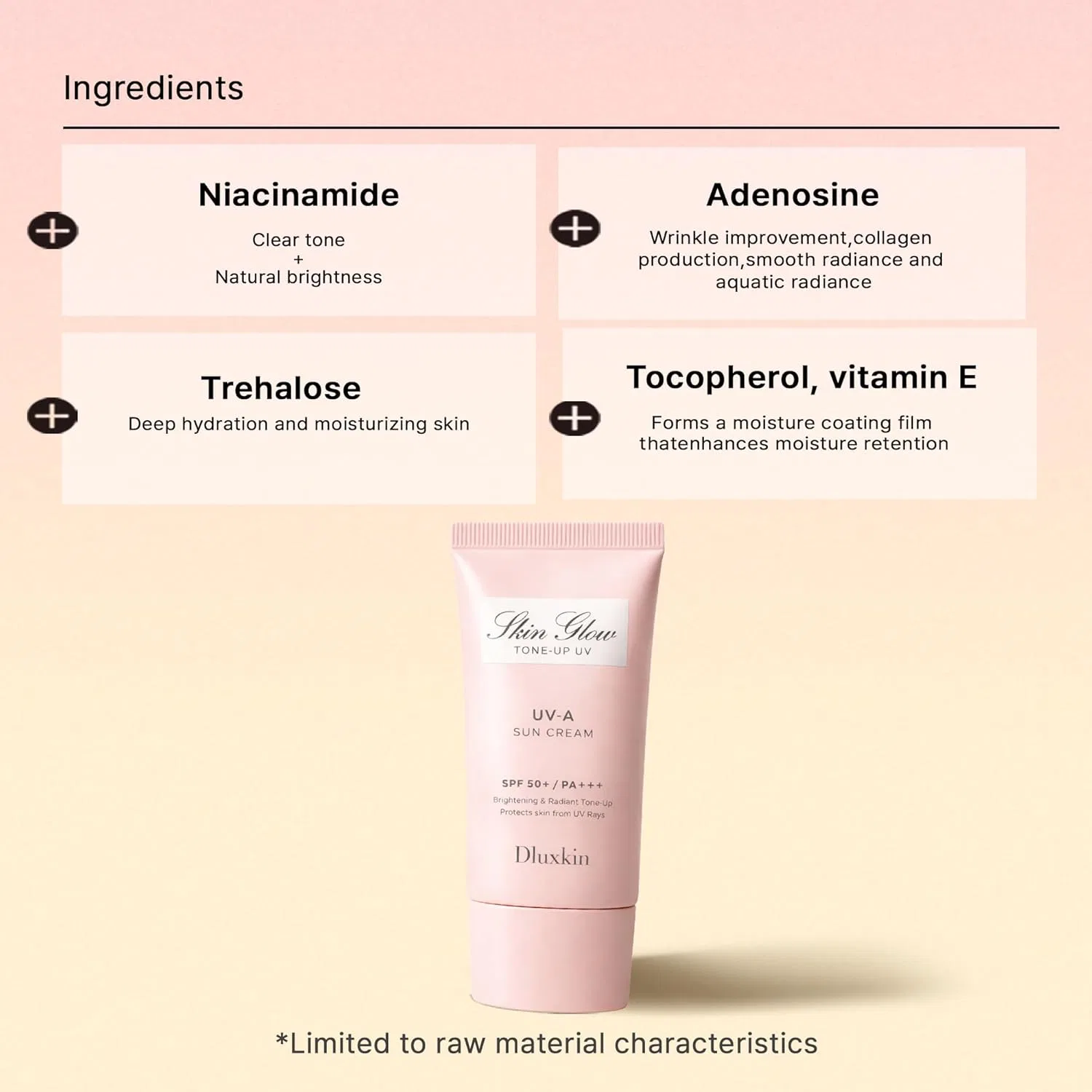 Солнцезащитный крем Tone Up UV Suncream SPF50+ PA+++ DLUXKIN 50 мл — фото 4