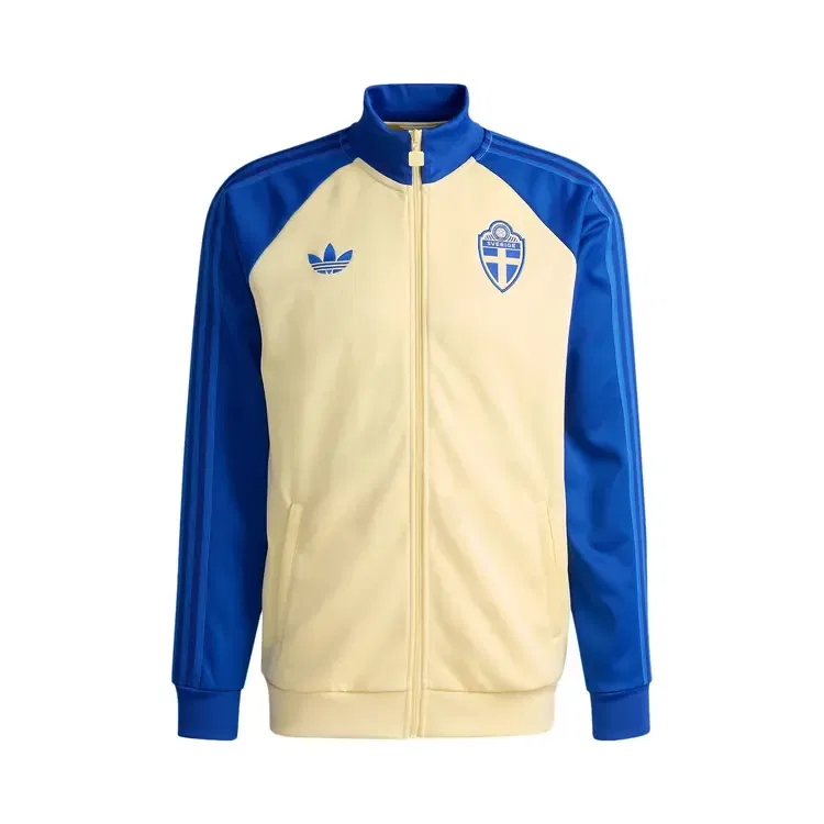 Спортивная куртка-олимпийка Adidas Sweden Originals, желтый
