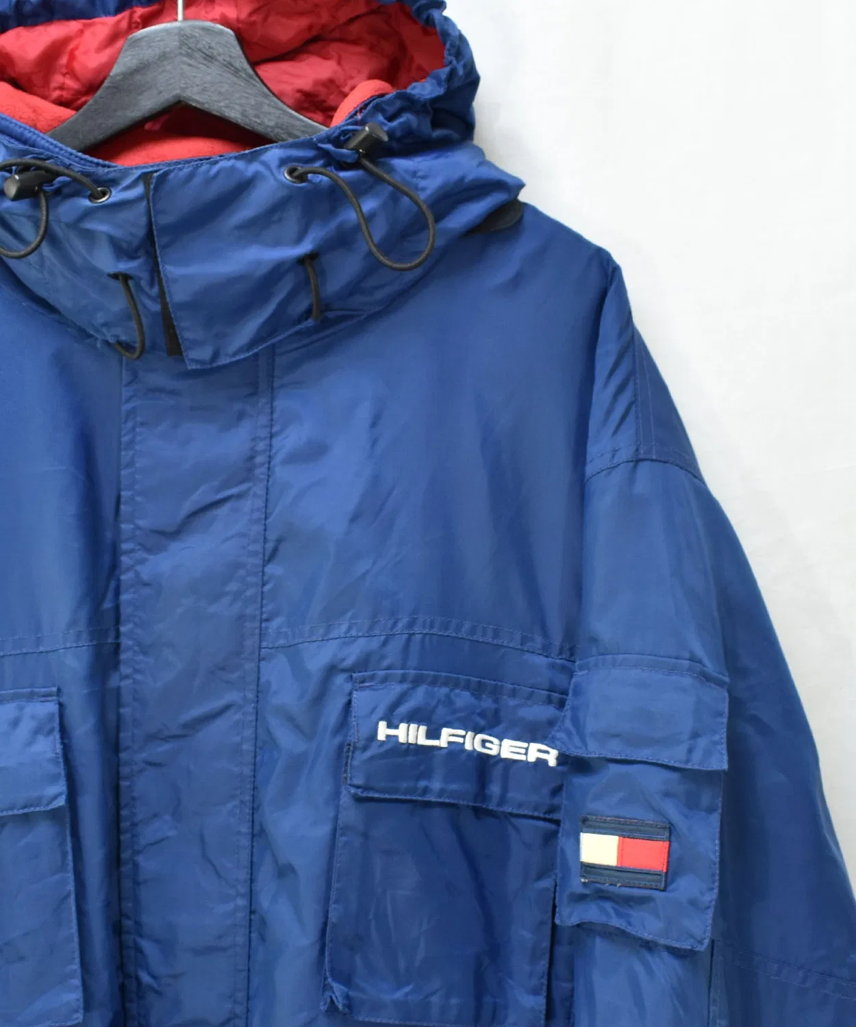 Куртка горная Tommy Hilfiger нейлоновая синяя — фото 3