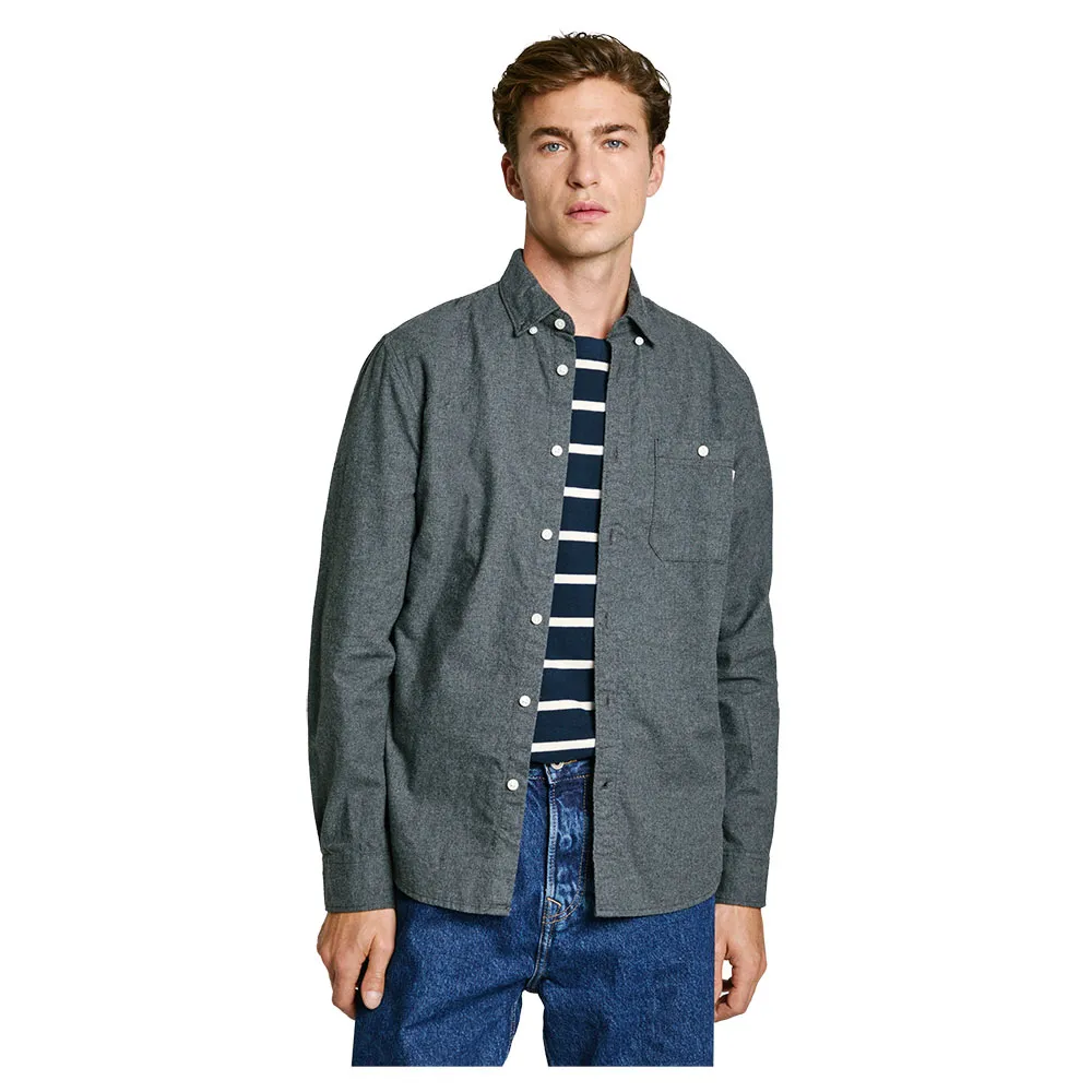 

Рубашка с длинным рукавом Pepe Jeans Mike, серый