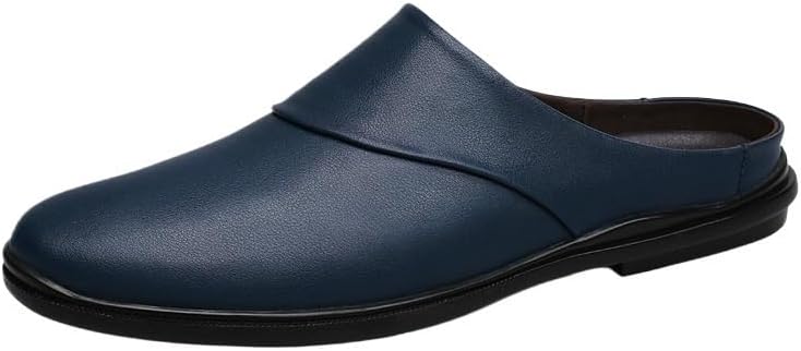 

Мужские лоферы, ручная работа из кожи, слиперы, дышащие, удобные, мягкие, ручной прошивкой, повседневная обувь для мужчин Zestrelax, синий