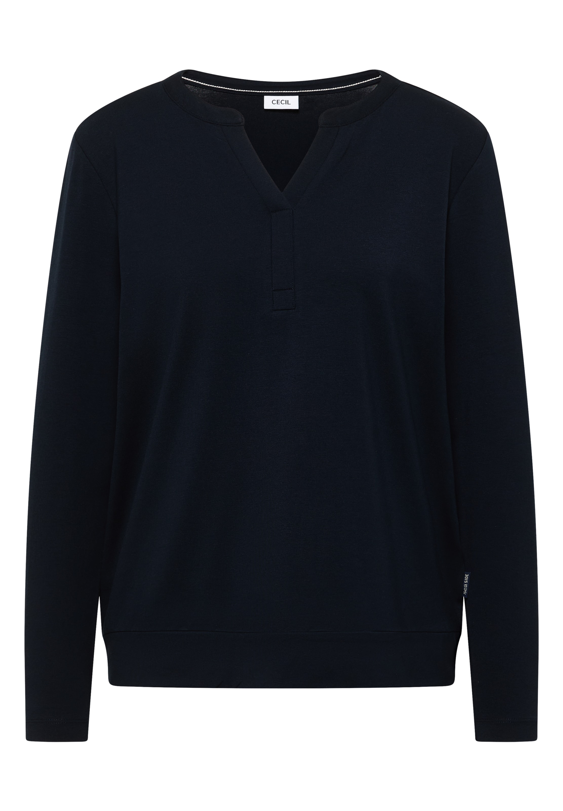 

CECIL Лонгслив в цвете Night Blue
