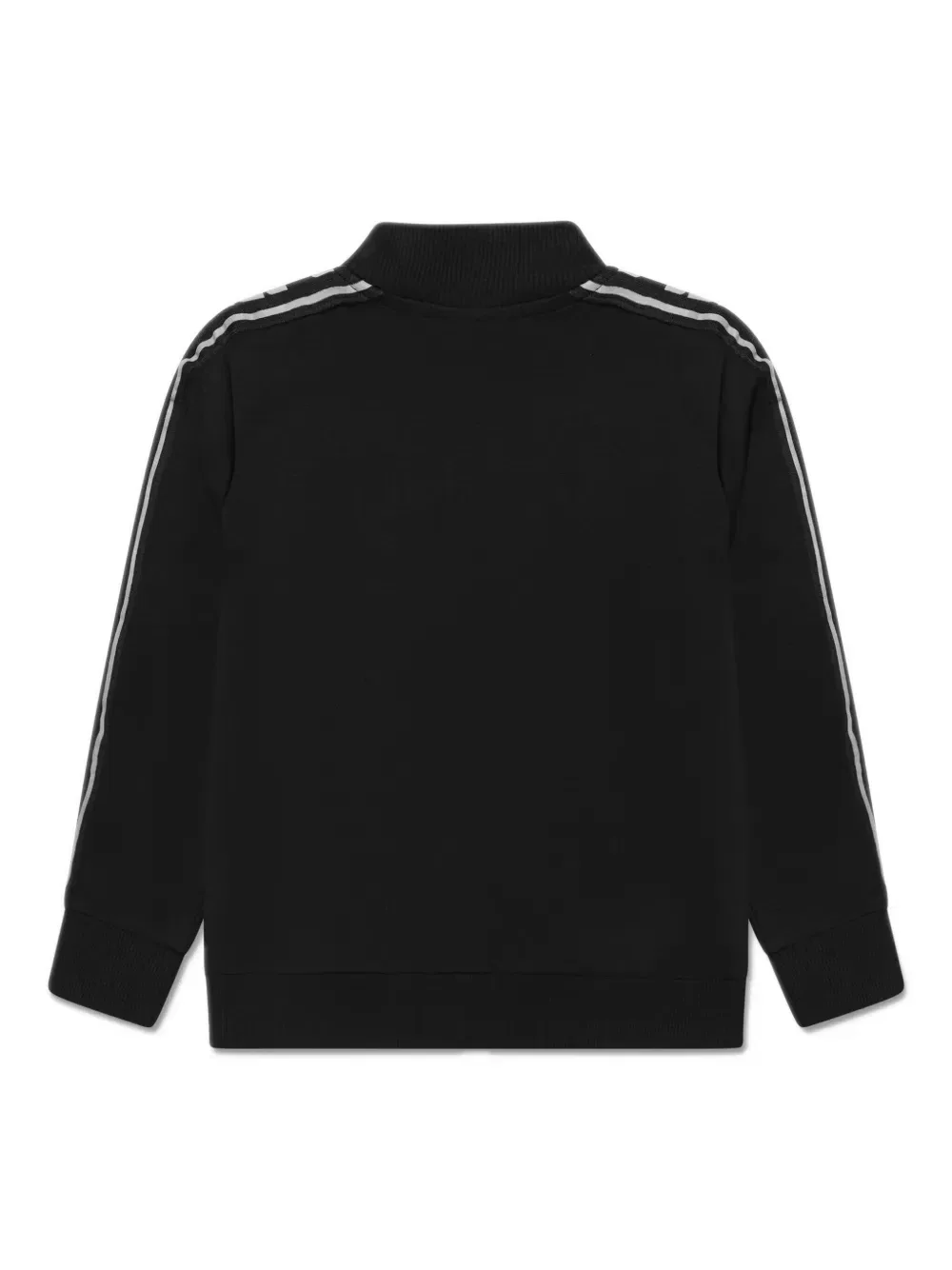 Хлопковая спортивная куртка с логотипом Guess Kids, черный — фото 2