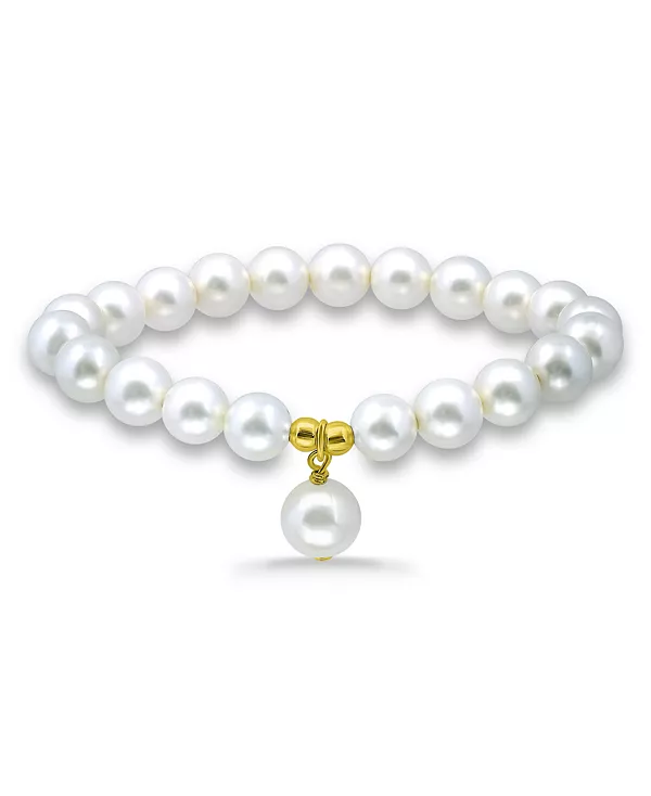 

Подвеска-Подвеска из белого жемчуга с эластичным браслетом из белого жемчуга Macy'S, gold
