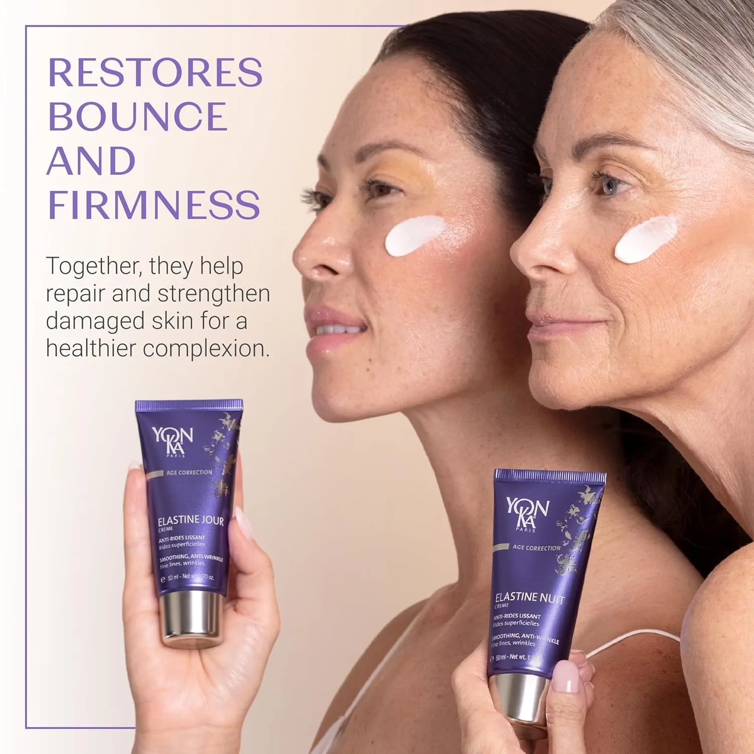 Крем для лица Yonka — Elastine Anti-Aging против морщин, упругость и глубокое увлажнение, витамины A, C, E — фото 3