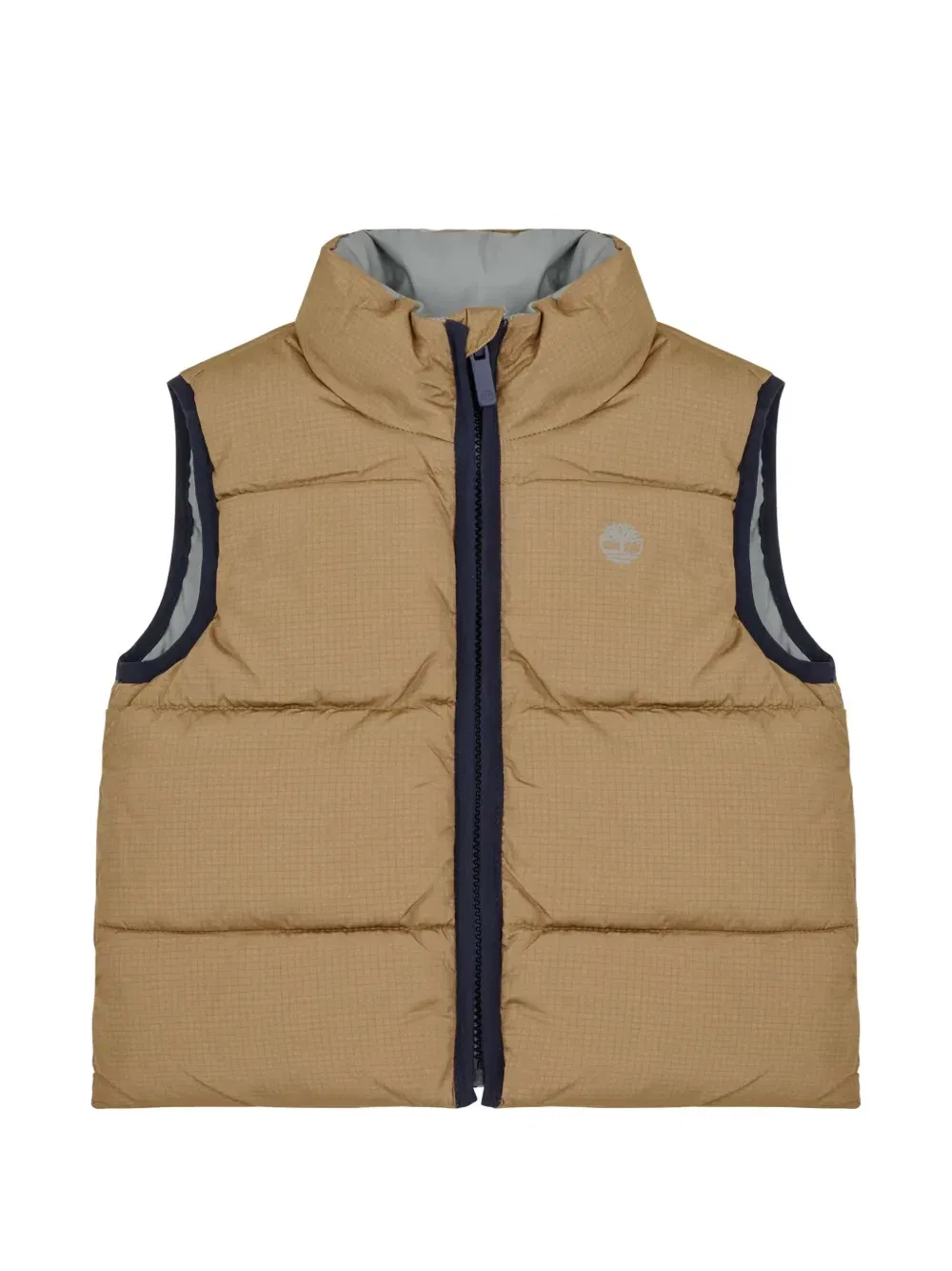 Двусторонняя утепленная жилетка Timberland Kids, бежевый
