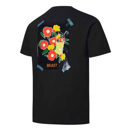 

Футболка x the beast t-shirt 'tiger rose' Puma, черный