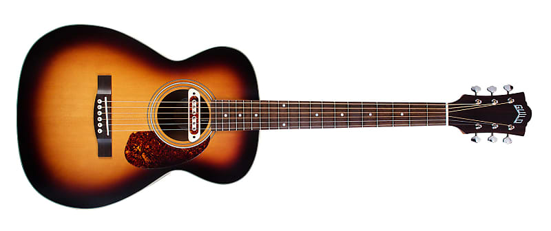 

Акустическая гитара Guild M-240E Troubadour Solid Top Concert Acoustic Guitar W/ DeArmond Boss Pickup, V.Sunburst Satin