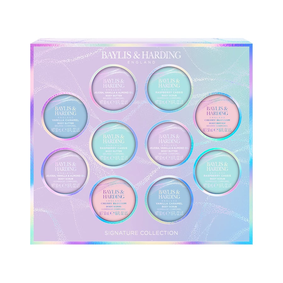 Baylis & Harding Jojoba, Vanilla & Almond Oil Body - подарочный набор пилингов и масел для тела Baylis&Harding — фото 2