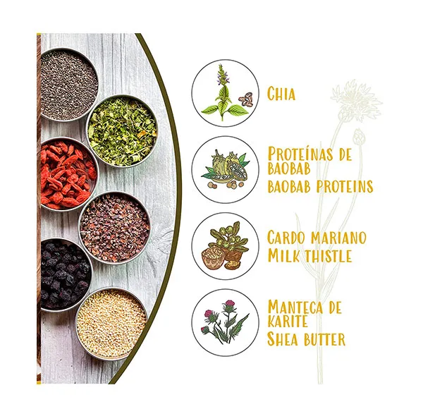Защитно-восстанавливающая маска Hair Food Chia Naturtint, 150 ml — фото 4