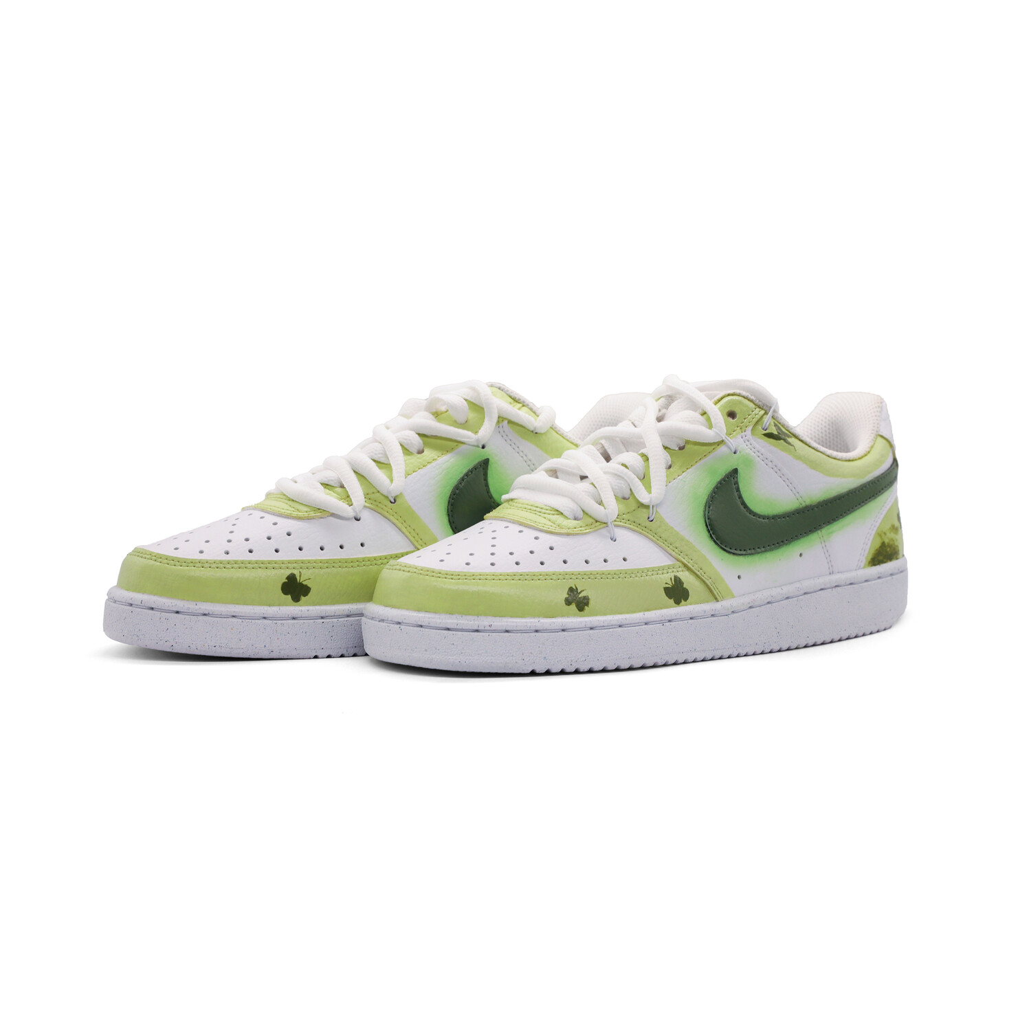 

Кроссовки для скейтборда Court Vision Low Men Low-Top White/Green Nike