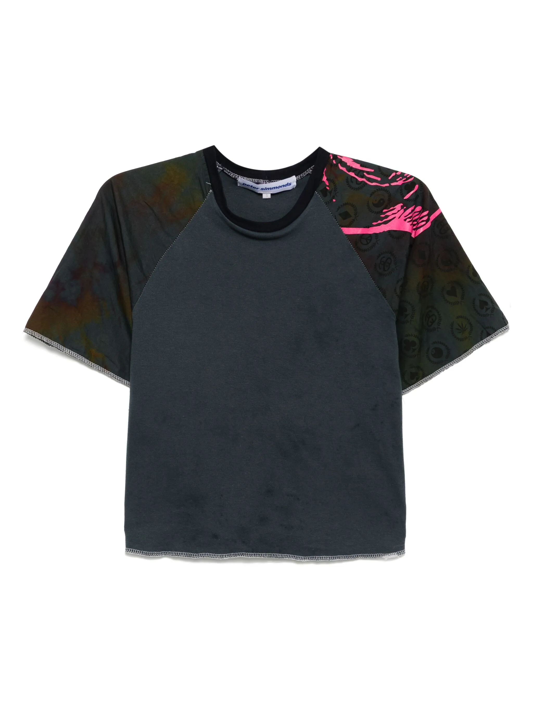 

Футболка с графичным принтом Stain Shade, синий