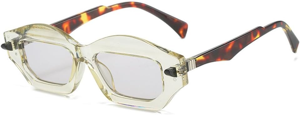 

Розовые угловатые солнцезащитные очки в тонкой оправе для мужчин и женщин, винтажные, неправильной формы, ретро, ​​двухцветные, роскошные солнцезащитные очки HVTVTLA, C6