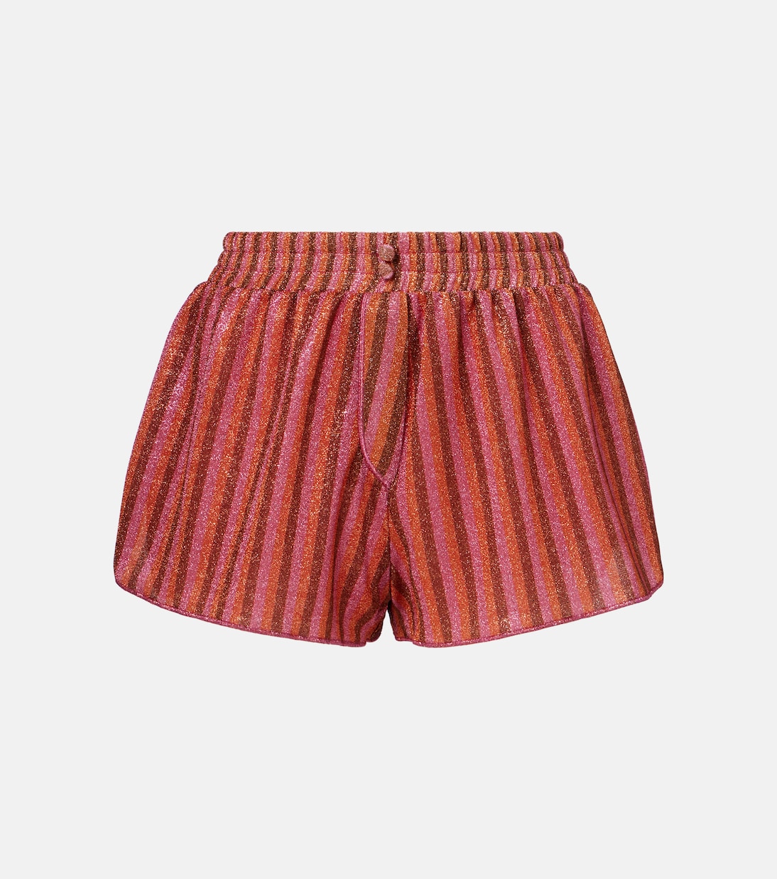 

Полосатые шорты из ламе Oséree, Pink Multicolor