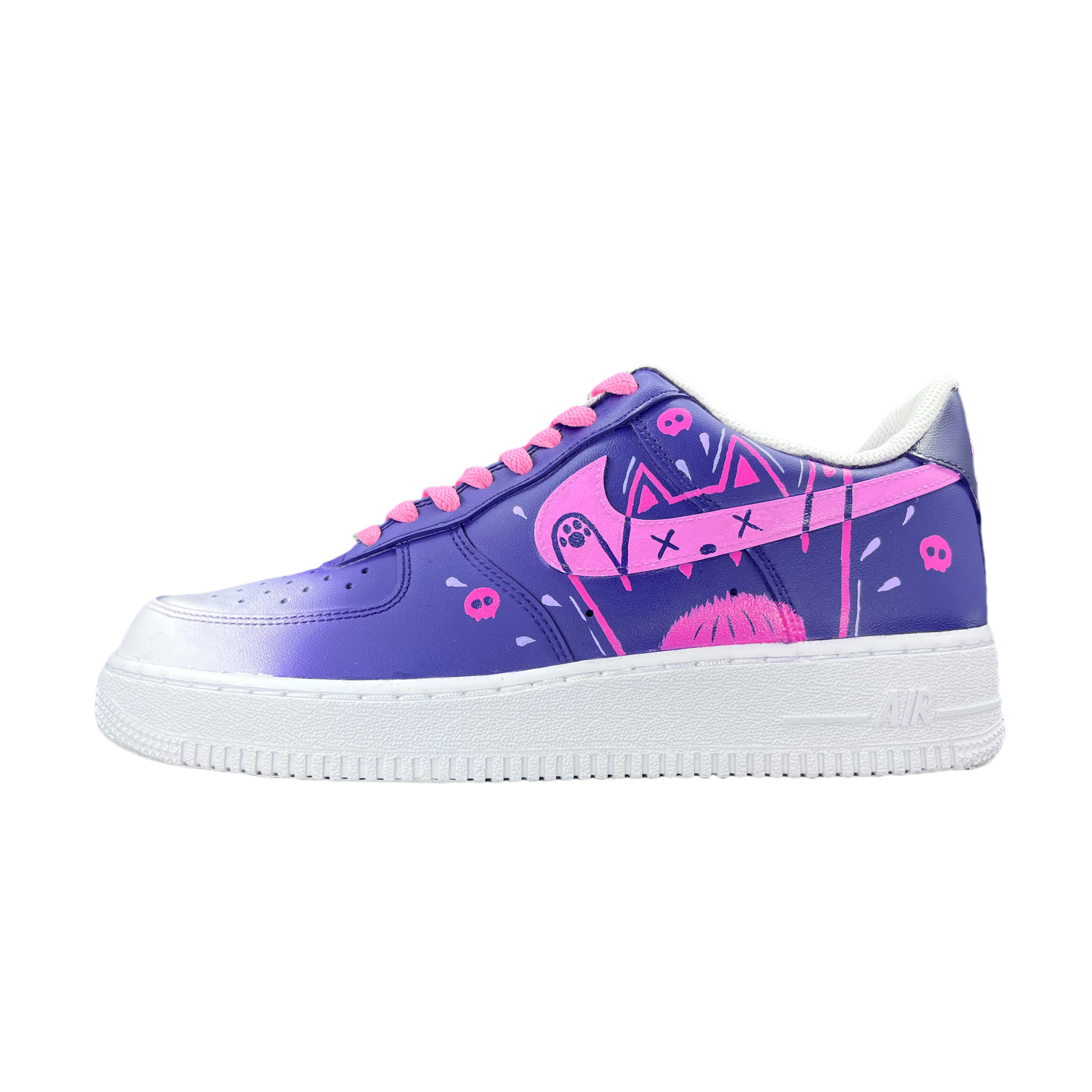 

Nike Кроссовки Air Force 1 с низким верхом, противоскользящие, износостойкие, для скейтбординга, мужские, белые