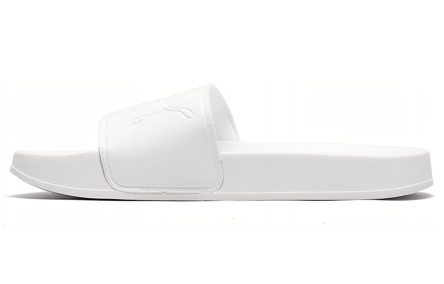 Шлепанцы и сланцы PUMA Leadcat Patent Slide White Women's