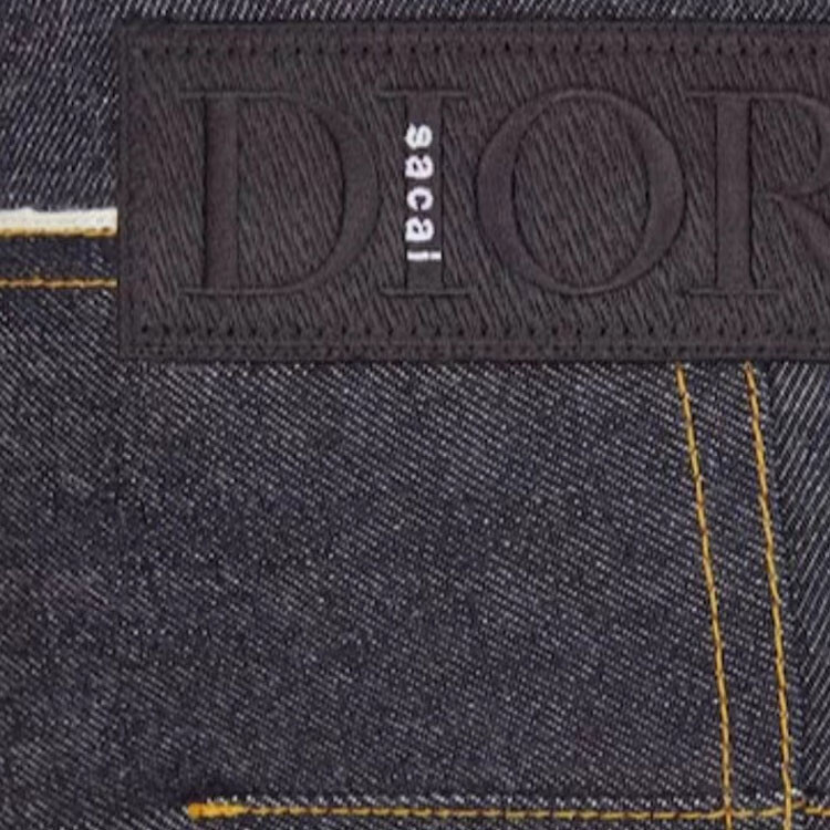 Sacai Quarterly Новые товары Джинсы мужские черные Dior, черный — фото 3