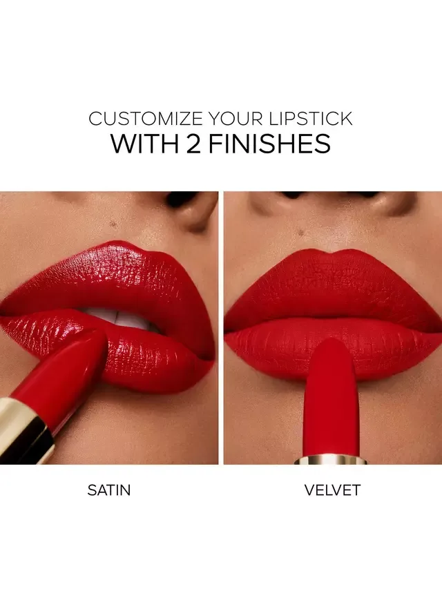 Сменный блок Rouge G - Ультра-уходовая бархатная помада Guerlain, 962 Le Tulipe Noire Velvet — фото 3