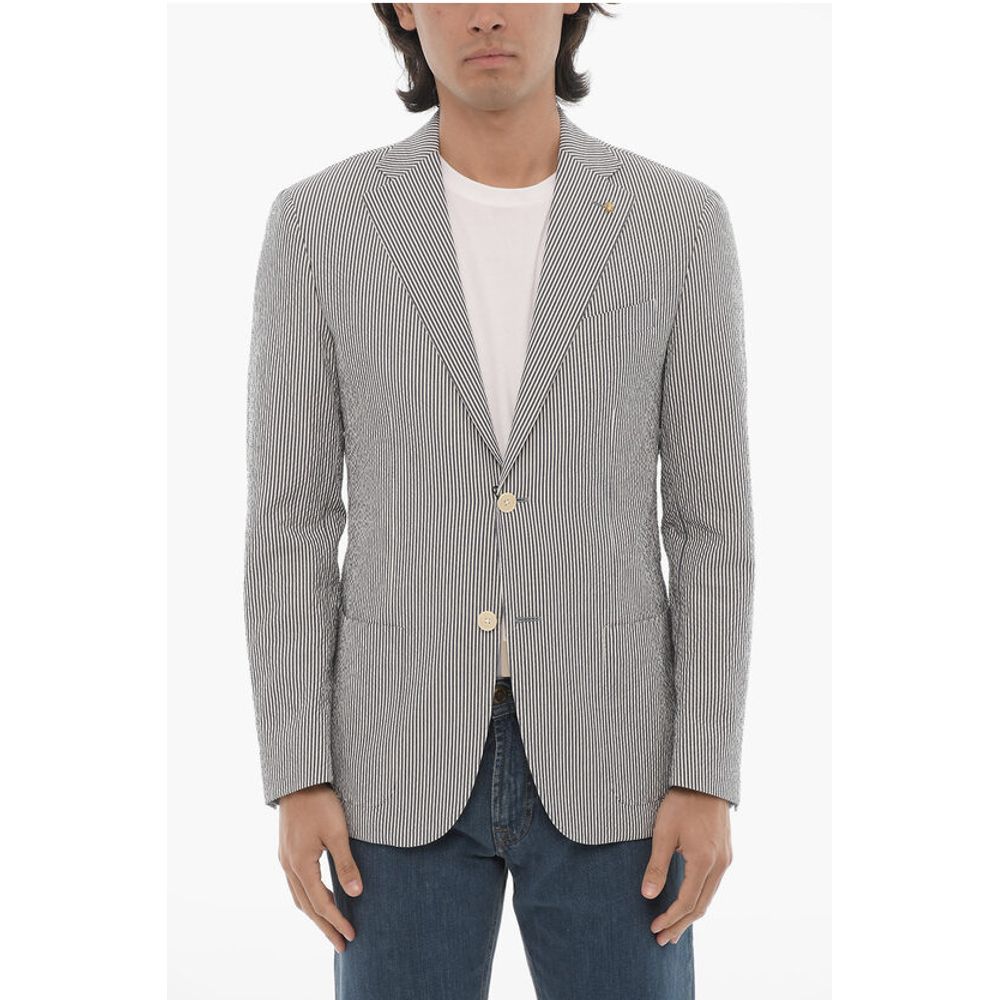 

Пиджак CC COLLECTION Awning Striped Half-Lined REFINED 2-Buttons Bl Corneliani, белый