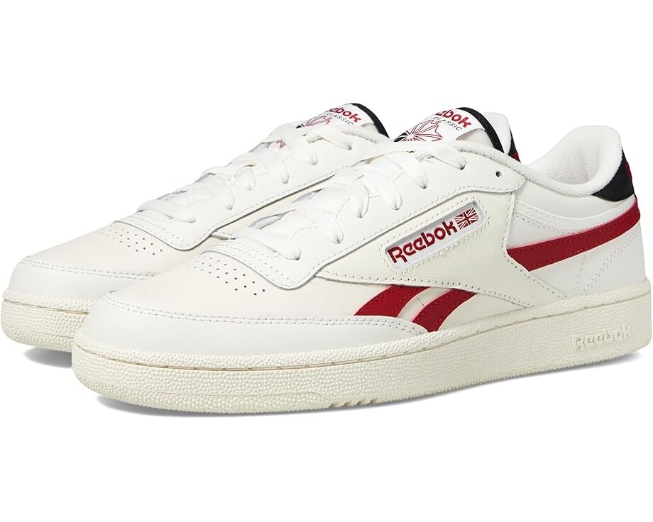 

Кроссовки Reebok Club C Revenge, цвет Chalk/Flash Red/Black